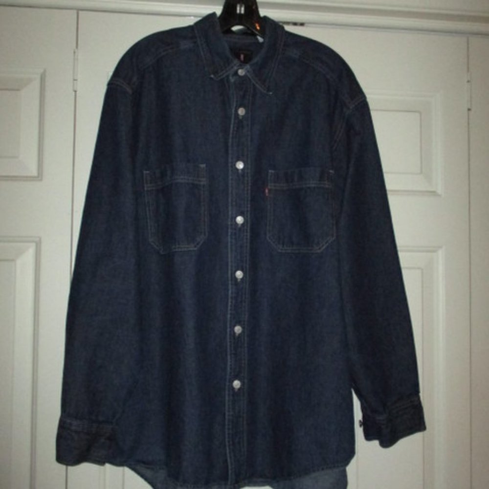 LEVI'S Denim Shirt Jacket Men Tag M